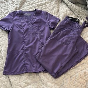 Grey’s Anatomy Purple Scrub Set Sz XS